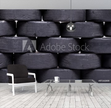 Picture of Wall of Pucks
